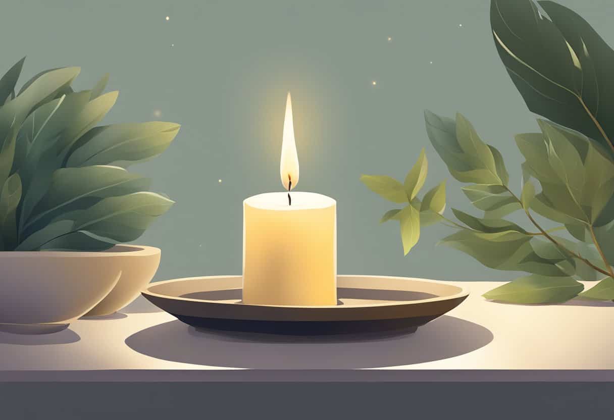 Meditación con vela