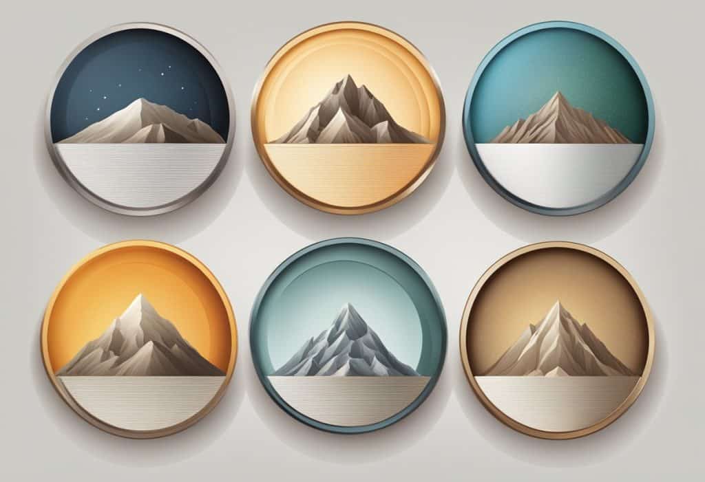 Six bases arranged in a circular formation, with a mix of internal and external elements